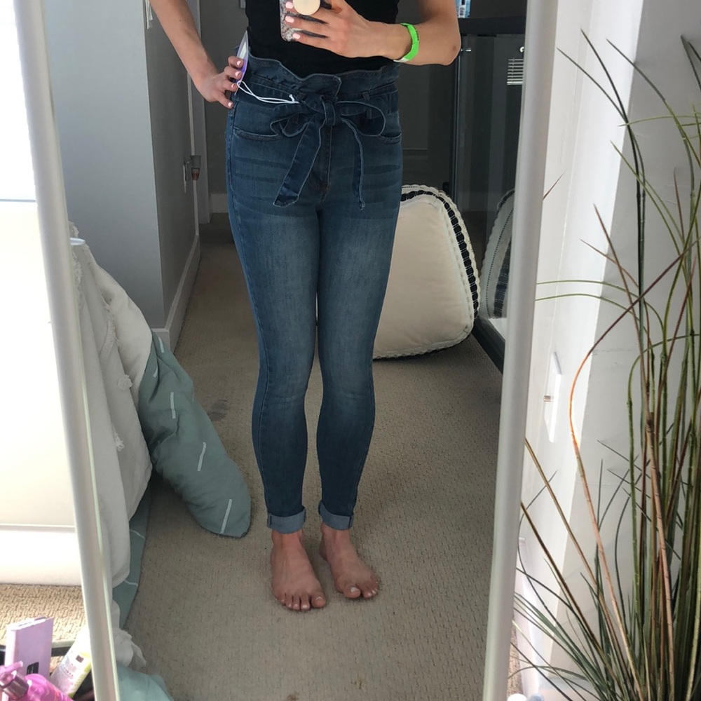 High waisted jean